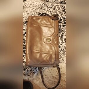 Vintage Etienne Aigner Light Brown Leather Purse